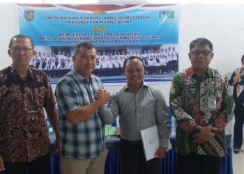 Rudi Mokoagow Terima SK Bupati Plt Dirut PDAM