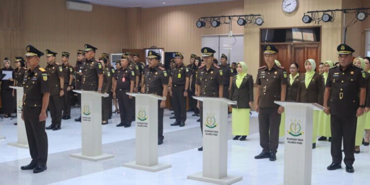 Tongkat Komando Berganti, Agus Tri Hartono Resmi Jabat Kajari Boltara