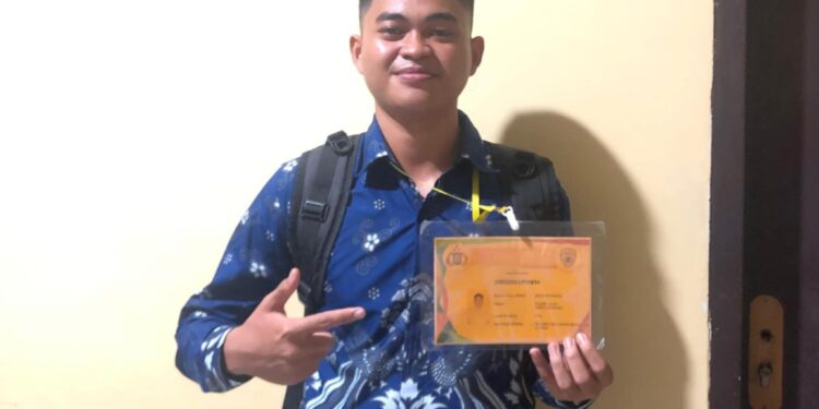 Selamat, Fajar Alfa Rizky Buhang Jadi Satu Satunya Wakili Boltara di Penerimaan Bintara 2025