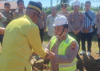 Kapolres Juleigtin Siahaan Resmi Mulai Pembangunan Rudis di Polres Boltara 