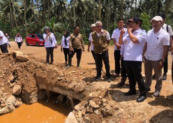 Puluhan Hektar Sawah Desa Bakan Beralih Status Gara-Gara Aktifitas Pertambangan