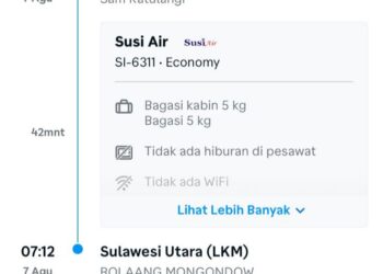 Bandara Bolaang Mongondow Kode LKM Masuk Pembelian Tiket Market Online