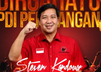 Tugas Steven Kandouw Usai Ditunjuk Plt Ketua PDI Perjuangan Sulut 