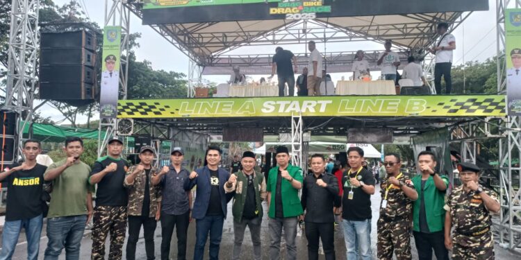 Ketua PW ANSOR Sulut Mulyadi Paputungan Suport Drag Bike dan Drag Race Bolmong Juara 2025