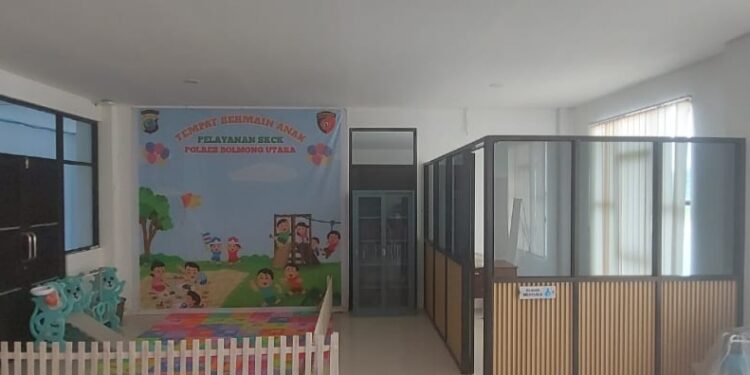 Dukung Program Pemerintah, Polres Boltara Siapkan Ruang Pojok Bermain Anak