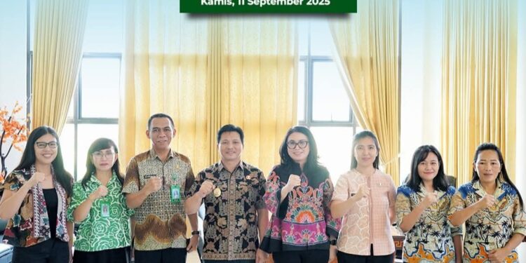 Wabup Terima Kunjungan Kerja Balitbangda Sulut