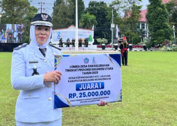 Kopandakan II Cetak Sejarah Pertama Juara Lomba Desa Tingkat Provinsi Masa Pemerintahan YSK