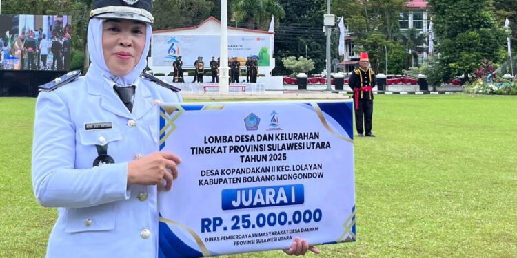 Kopandakan II Cetak Sejarah Pertama Juara Lomba Desa Tingkat Provinsi Masa Pemerintahan YSK