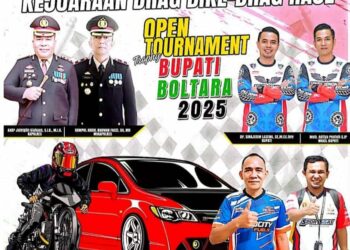 Ini Jadwal Dan Kelas Yang Akan Dilombakan di Iven Drag Race dan Drag Bike Piala Bupati Boltara 