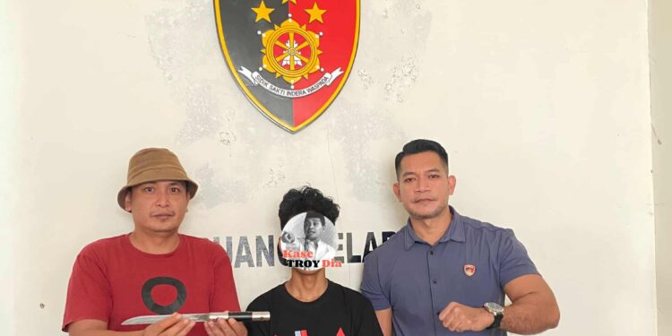 Ancam Pakai Pisau di Kawasan Batu Pinagut, ML Diringkus Tim Resmob Polres Boltara