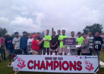 Komitmen PDI Perjuangan Boltara Majukan Olahraga Usai Hadir di Turnamen Piala Nadira Pinogaluman 