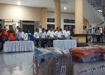 Bantuan Bencana Banjir Bolmong dari BNPB Resmi Diterima Bupati Yusra Al-Habsyi