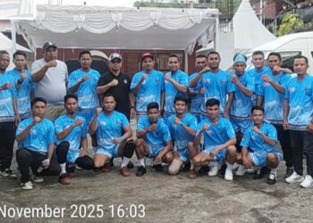 Tim Sepak Takraw Boltara Pecundangi Tuan Rumah di Porprov Sulut 2025