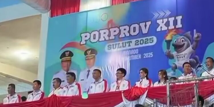 Bupati Bolmong Hadiri Open Ceremony Porprov XII Sulut 2025 Kota Manado