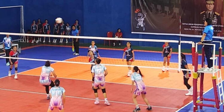 Bertemu Minahasa, Tim Bola Voli Putri Boltara Hadapi Partai Hidup Mati