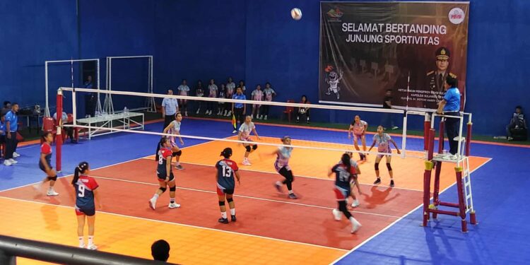 Tim Bola Voli Putri Boltara Tempati Dasar Klasemen di Porprov Sulut 