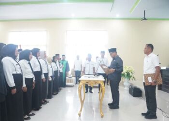 Harapan Bupati Usai Lantik 31 Pejabat Fungsional di Pemda Boltara 