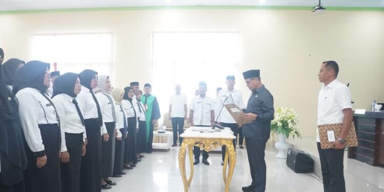 Harapan Bupati Usai Lantik 31 Pejabat Fungsional di Pemda Boltara 