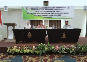 Pelaku Usaha se-Bolmong Bimtek OSS-RBA