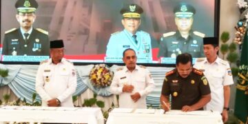 Pemda Bolmong Teken MoU Bersama Kejati Sulut