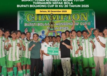 Partai Final Bupati Cup 2025, Dumoga Barat Juara