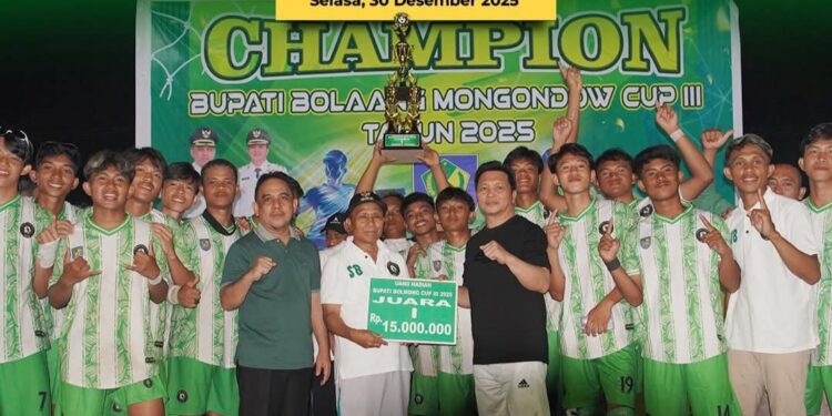 Partai Final Bupati Cup 2025, Dumoga Barat Juara