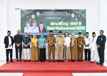 Pemkab Boltim Peringati Isra’ Mi’raj 1447 H, Bupati Ajak Perkuat Iman dan Persatuan