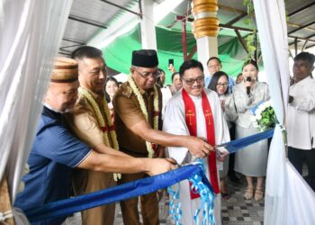 Bupati Oskar Manoppo Resmikan Pastori GMIBM Musafir Kotabunan, Tegaskan Pentingnya Kerukunan dan Toleransi