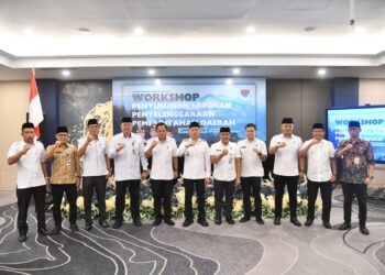 Wakil Bupati Argo Sumaiku Resmi Menutup Workshop Penyusunan LPPD Kabupaten Boltim Tahun Anggaran 2025