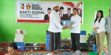 DPD Partai Gerindra Sulut Bakti Sosial di Pesantren Al-Hidayah Tadoy