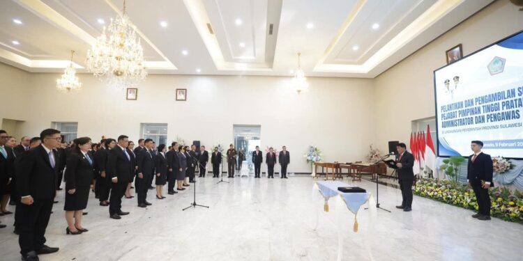 Mantan Pj Bupati Boltara Darwin Muksin Resmi Dilantik Gubernur Sulut, Tempati Posisi Ini 