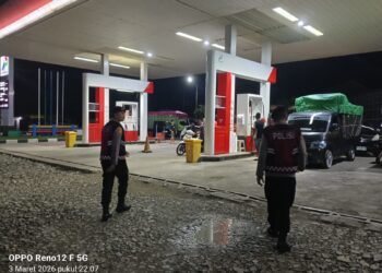 Polres Boltara Gelar Patroli KYRD di SPBU, Pantau Distribusi BBM 