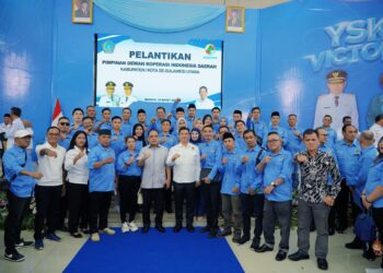 Bupati Bolmong Hadiri Pelantikan Pimpinan Dekopin se Sulawesi Utara