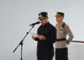 Bupati SJL Jadi Irup Apel Gelar Pasukan Operasi Ketupat Samrat 2026 di Mapolres Boltara 