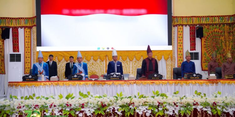 Rapat Paripurna DPRD Peringatan 72 Tahun Kabupaten Bolaang Mongondow