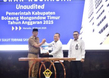 Bupati Boltim Serahkan LKPD 2025 ke BPK, Tegaskan Komitmen Tata Kelola Transparan
